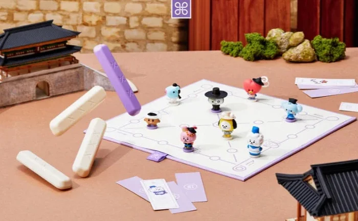 BT21 Baby Yut Nori Korean Traditional Board Game