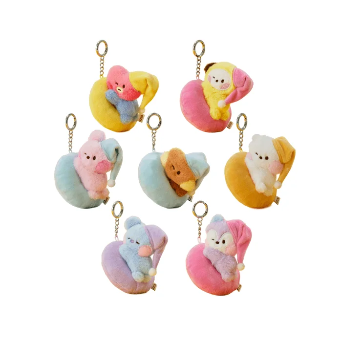 BT21 mini minini Chill Break Plush Keyring