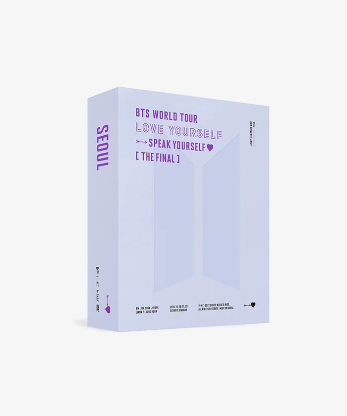 BTS – Love Yourself : Speak Yourself the Final World Tour DVD 2025 Festa Gift