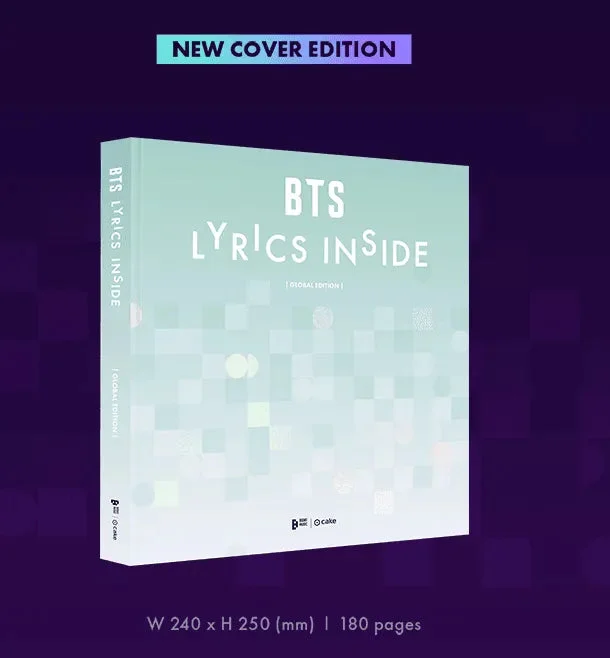 BTS LYRICS INSIDE (New Cover Edition) – 2024