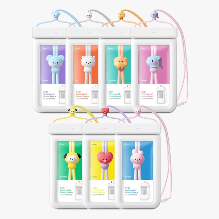 BTS x BT21 – Minini Waterproof Phone Pouch (For Smartphone)