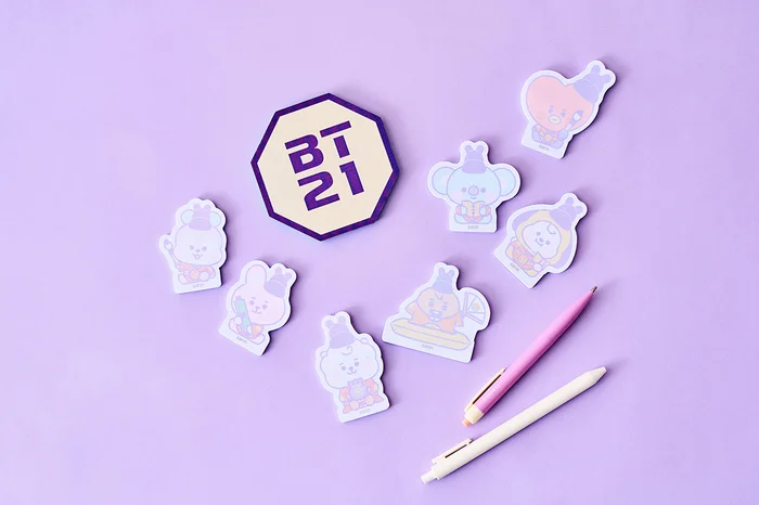 BTS x BT21 Baby Memo Notepads K-Edition Ver.2