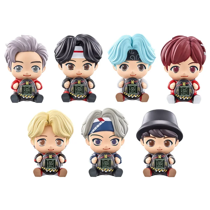 BTS x Tinytan Tamagotchi Hugmy Set (Black Ver)