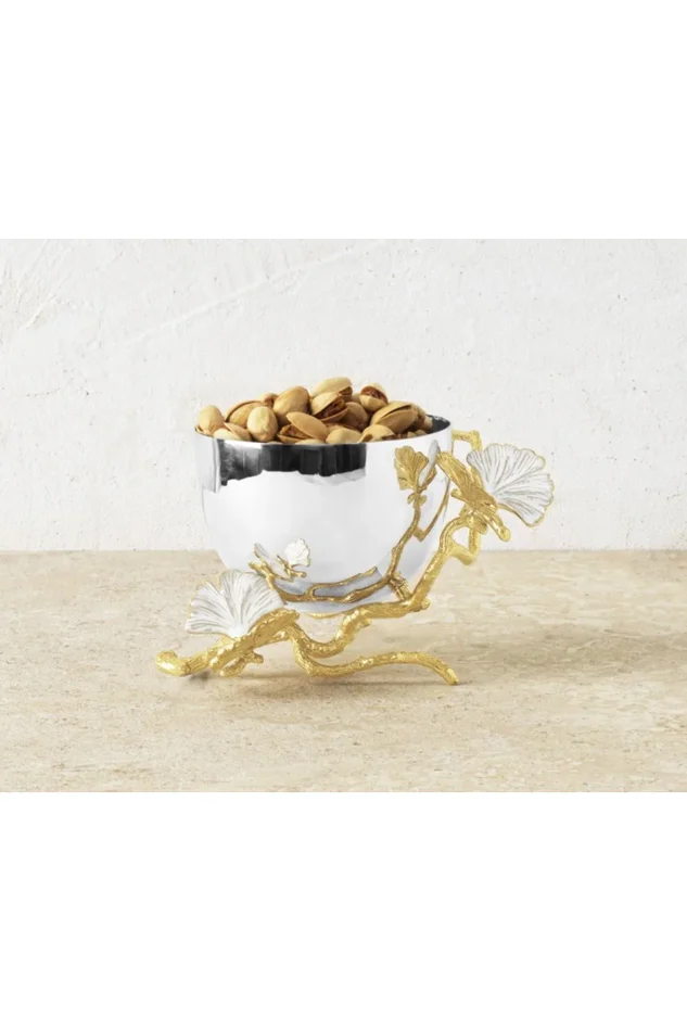 Butterfly Ginkgo Gold Bowl – Nut