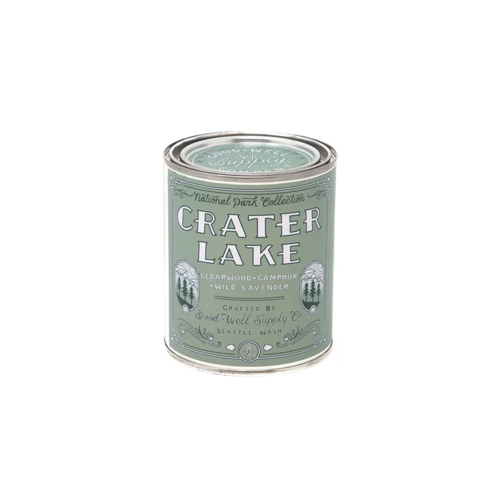 Candle – Crater Lake: Wild Lavender, Cedar + Camphor 8oz.