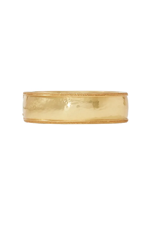 CANNES Statement Hinge Bangle Gold