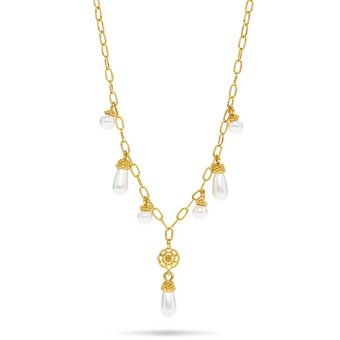 Capucine De Wulf Capucine Pearl Drop Necklace
