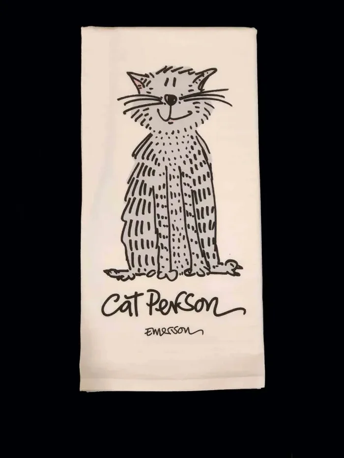 Cat Person Towel