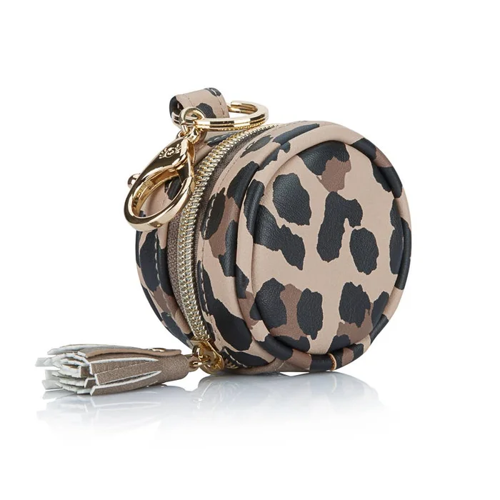 Charm Pod Keychain – Leopard