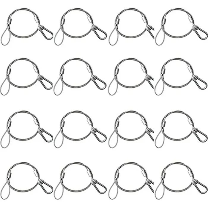 Chauvet DJ CH-05 (16 pack) Safety Cable for DJ Lights 700 lbs. Capacity Online Sale