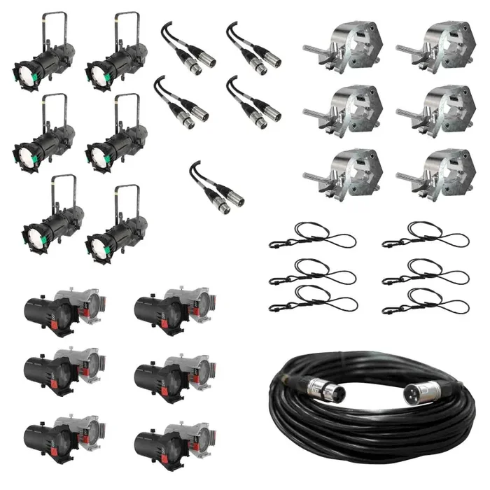 Chauvet DJ Lighting Installed Church DJ Package for Front Wash Lighting