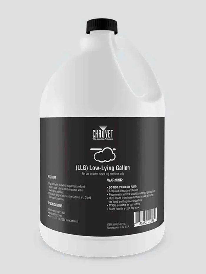 Chauvet DJ LLG Low-Lying Fog Fluid – 1 Gallon