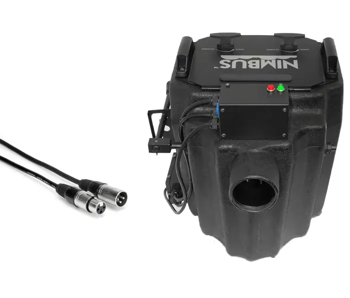 Chauvet DJ Package with 10 lb Nimbus Professional Dry Ice Machine and Cable