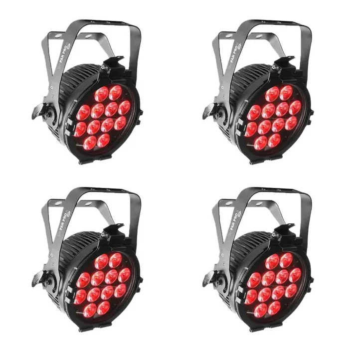 Chauvet DJ Package with 4 SlimPAR Pro H USB LED Lights