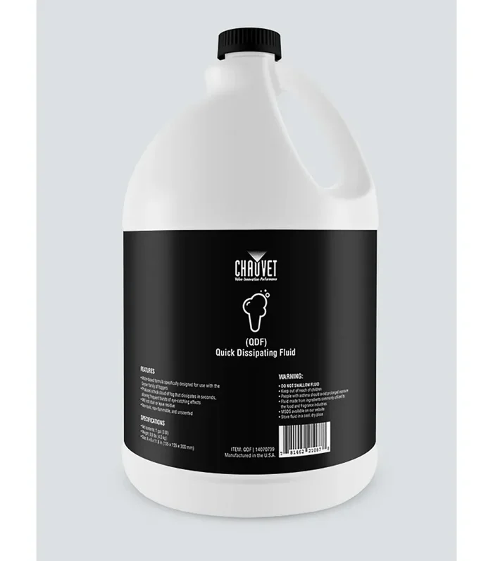 Chauvet DJ QDF Quick Dissipating Fog Fluid – 1 Gallon
