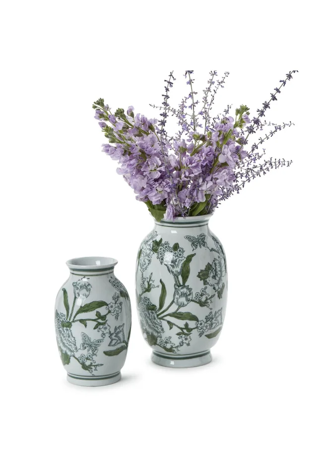 CHINOISERIE VASE (8 1/2H)