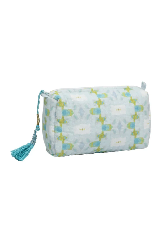 Chloe Blue Small Cosmetic Bag