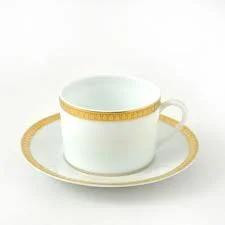 Christofle Malmaison Gold Cup & Saucer