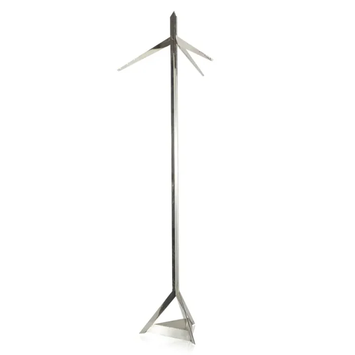 Chrome Airplane Sculptural Coat Rack