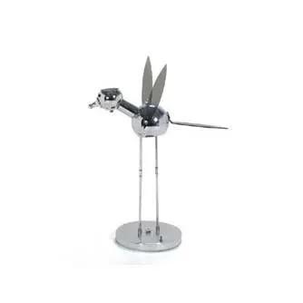 Chrome Bird Table Lamp