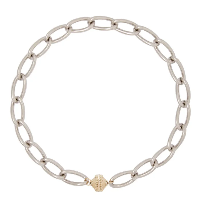 Clara Williams Lasalle Rhodium Necklace