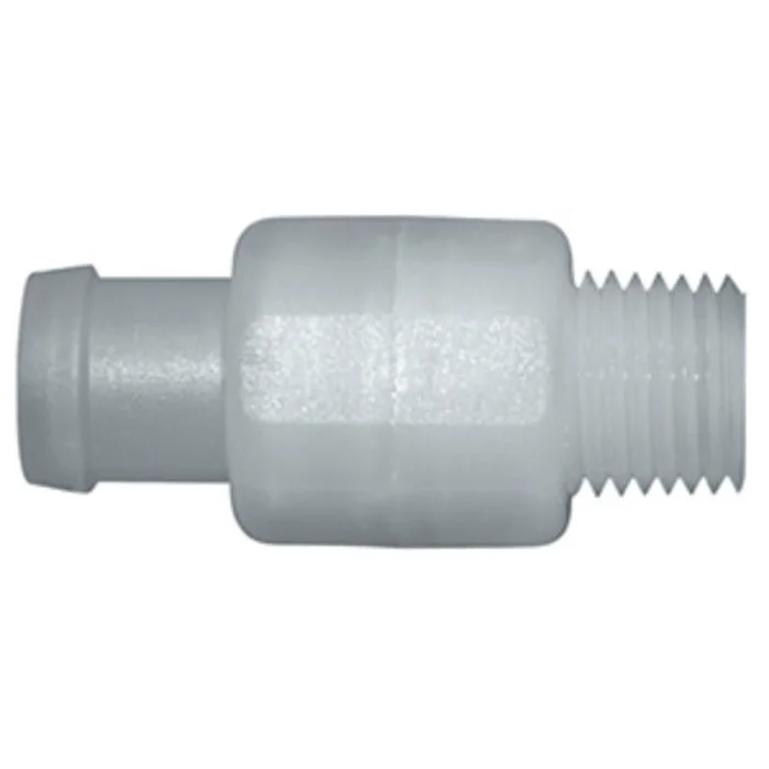 Colder DrumQuik 2879800 Vent Check Valve 1/2 Hose Barb x 1/4 MNPT Santoprene O-Ring