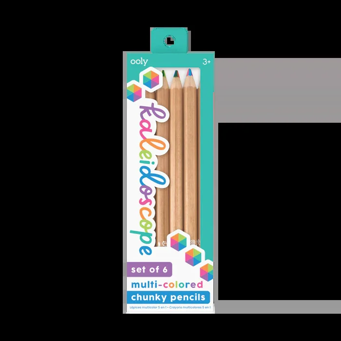 Colored Pencils – Kaleidoscope Multi-Colored (Set of 6)