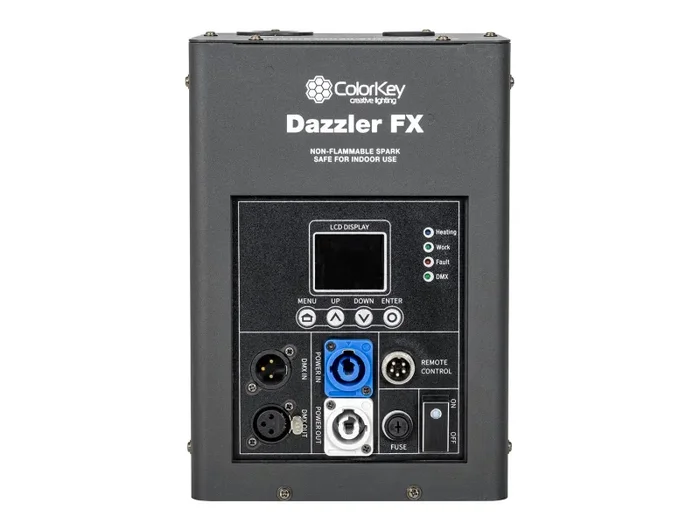 ColorKey CKU-7700 Dazzler FX Cold Spark Machine – Black Online now