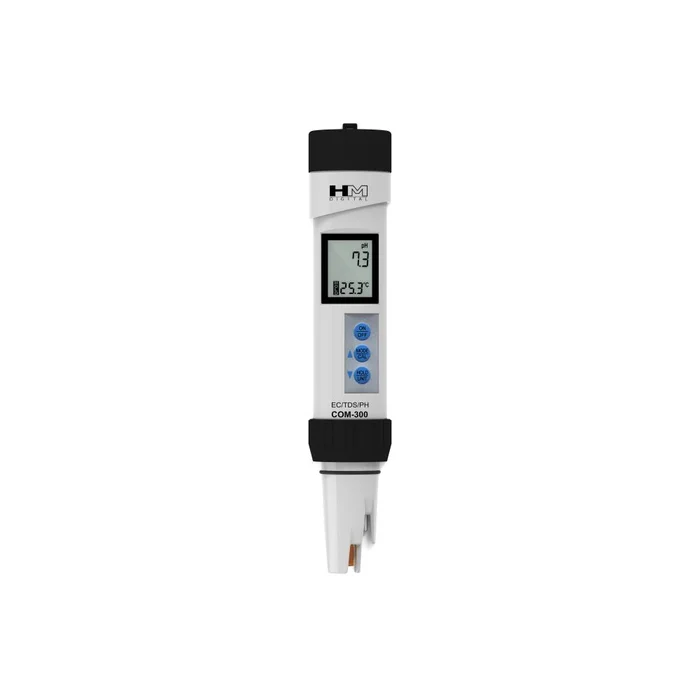COM-300: Waterproof Professional Series pH/EC/TDS/Temp Meter