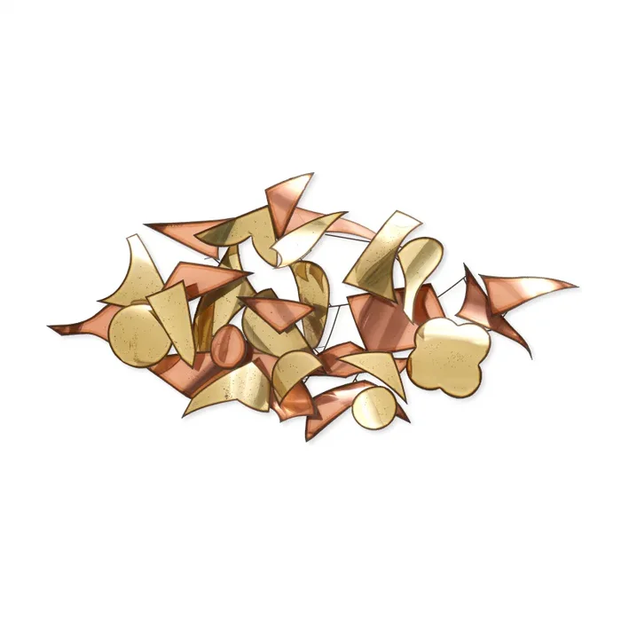 Copper & Brass Geometric Wall Art Online