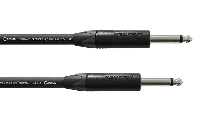 Cordial CPL1.5PP25, 2.5 mm² Jack Speaker Cable – 1.5 Meter