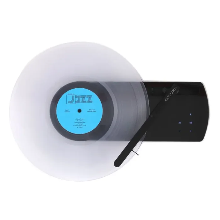 Coturn: CT-01 Portable Bluetooth Turntable – Black