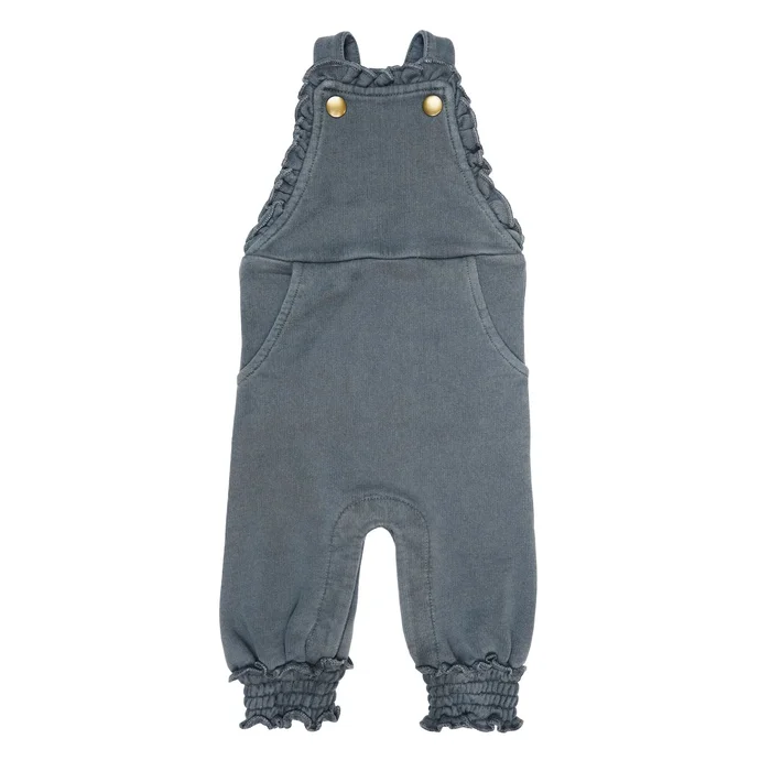 Coverall Ruffle French Terry (Overalls) – Moonstone