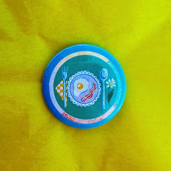 Cozy Quilt Buttons: Breakfast Quilt Button