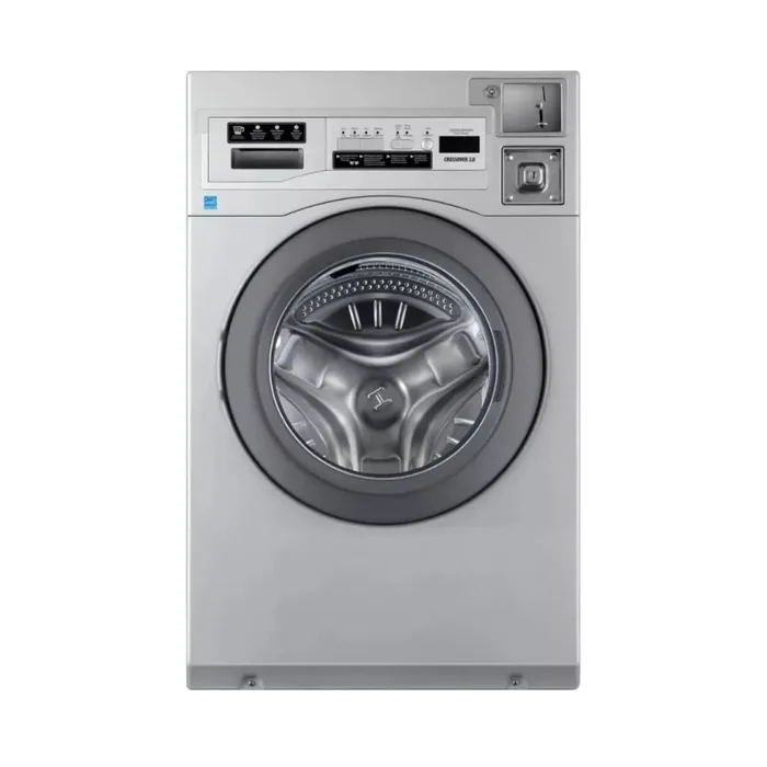 Crossover Crossover 2.0 WHLFP817MC2 27 Inch Front Load Washer with 3.5 Cu. Ft. Capacity, 15,000+ Cycle Life, 300 G-force Extraction, 8-Point Suspension, Heavy-Duty SKF Bearings, 4 Wash Cycles, Real-Time Clock, ADA Compliant, and ENERGY STAR®