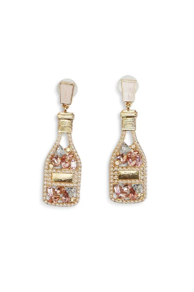CRYSTAL EMBELLISHED EARRINGS