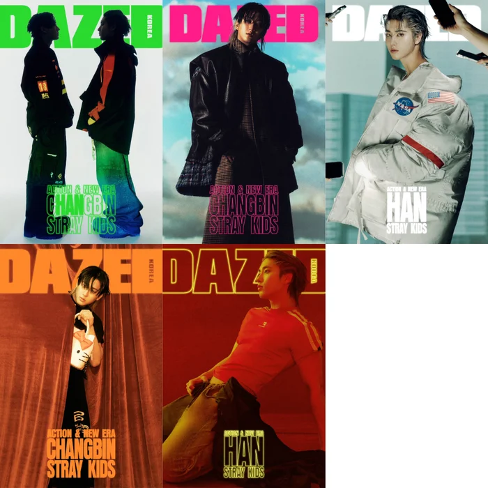 DAZED & CONFUSED KOREA MAGAZINE 2025.02 (COVER : Stray Kids CHANGBIN & HAN)