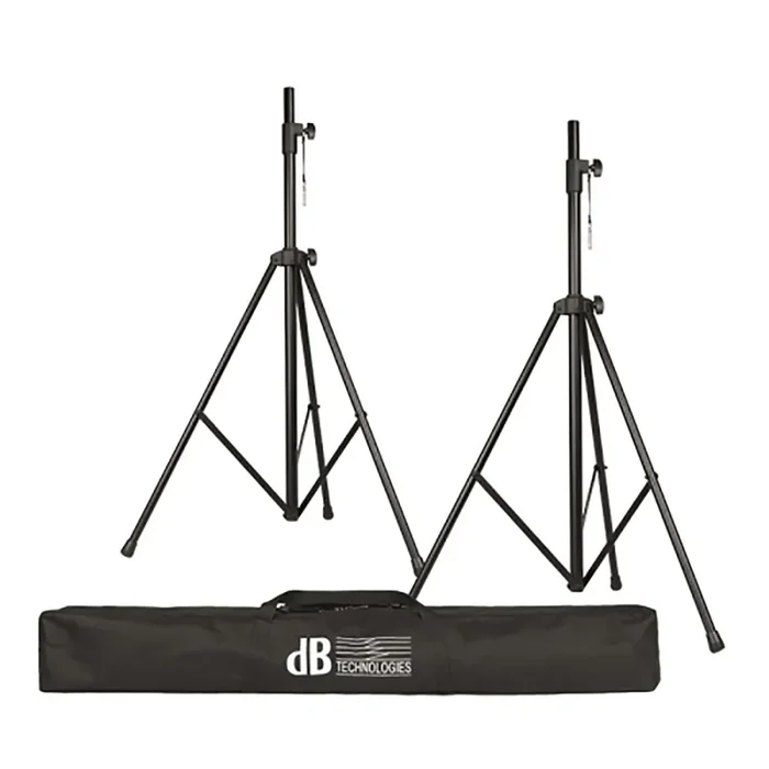dB Technologies SK-25TT, Kit Composed by 2 Telescopic Tripod Speaker Stands with Bag