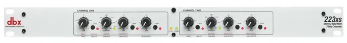 DBX 223XS Stereo 2 Way/Mono 3 Way Crossover with XLR Connectors