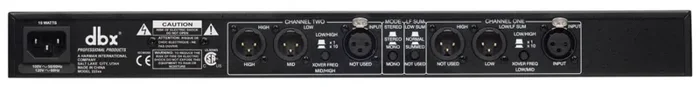 DBX 223XS Stereo 2 Way/Mono 3 Way Crossover with XLR Connectors - Image 2