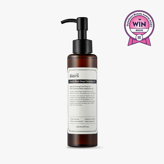 Dear, Klairs Gentle Black Deep Cleansing Oil 150ml