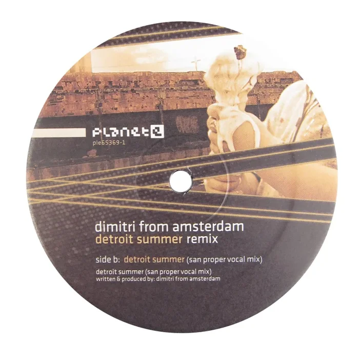 Dimitri From Amsterdam: Detroit Summer (San Proper Remix) Vinyl 12″ Fashion