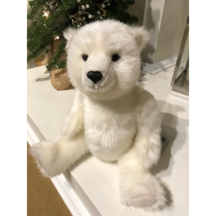 Ditz Designs 16″ Jointed White Bear