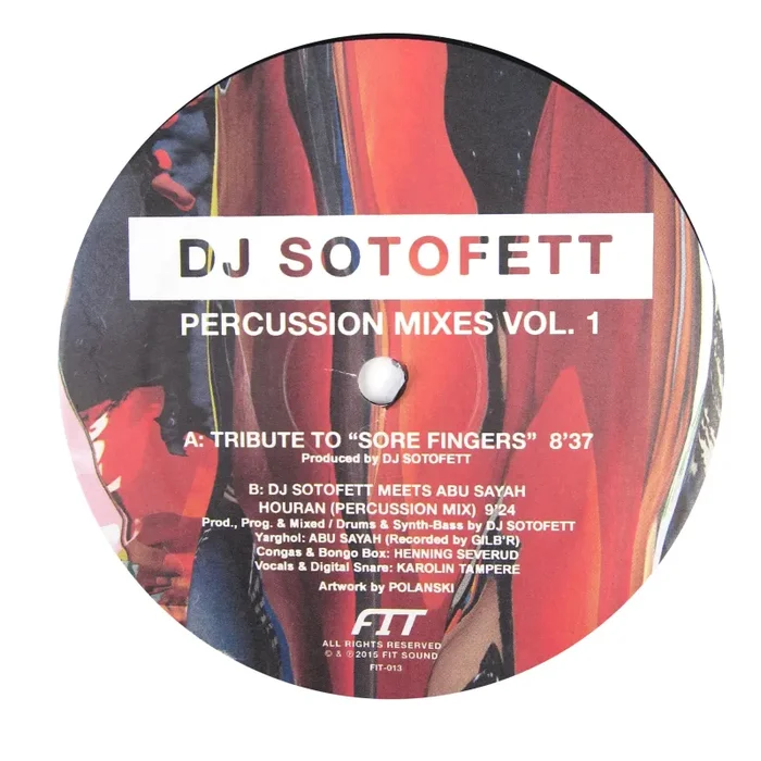 DJ Sotofett: Percussion Mixes Vol.1 Vinyl 12″