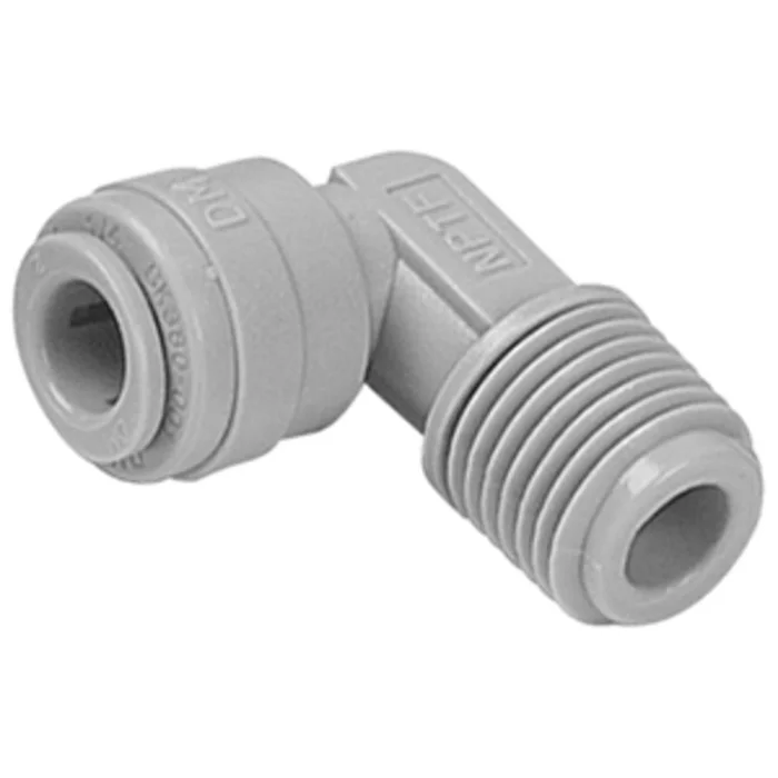 DMfit Elbow Male Connector – 1/2 Push-in x 1/2 NPTF