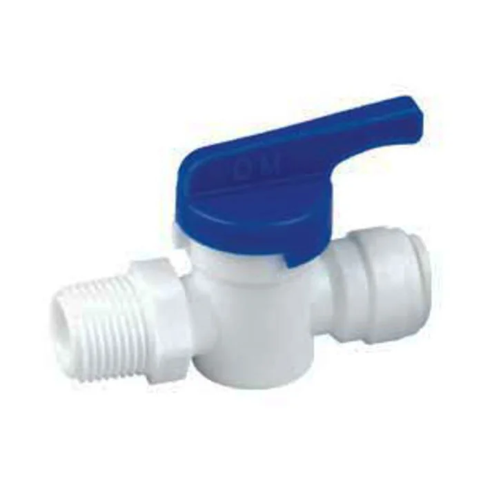 DMfit Hand Valve Male Connector – 1/4″ Push-in x 1/4″ NPTF