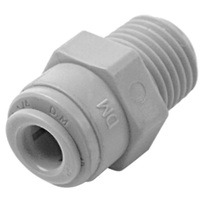 DMfit Straight BSPT Male – 1/2″ Push-in x 3/8″ BSPT