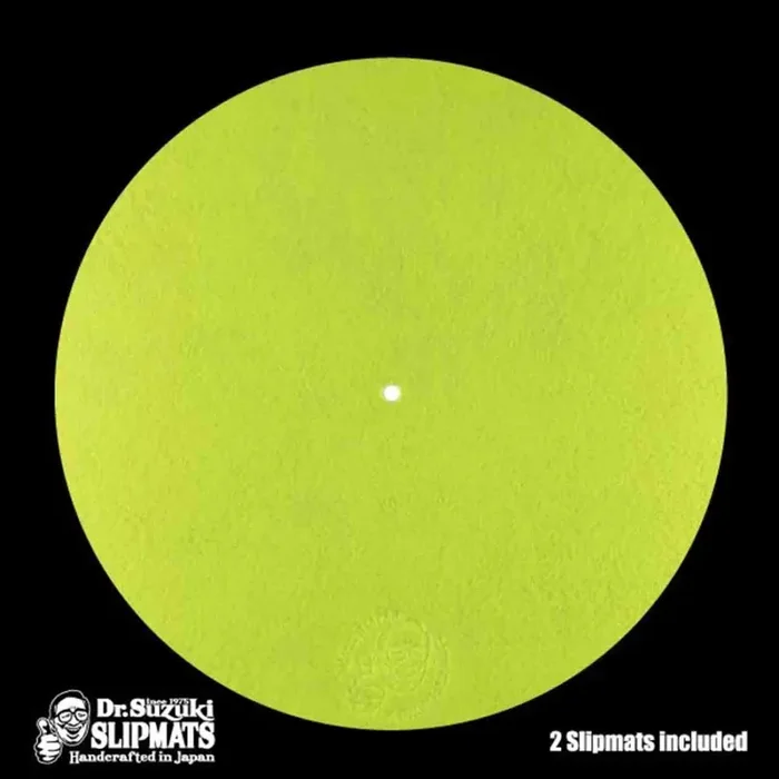Dr. Suzuki DSS-TBYELL Mix Edition Slipmat Pair (Tennis Ball Yellow)