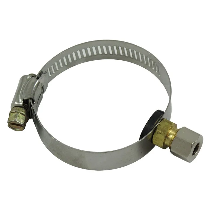Drain Saddle Adjustable Hose Clip 2″ OD x 1/4 Compression