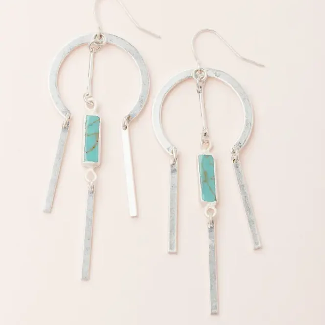Dream Stone Earring – Turquoise/Silver